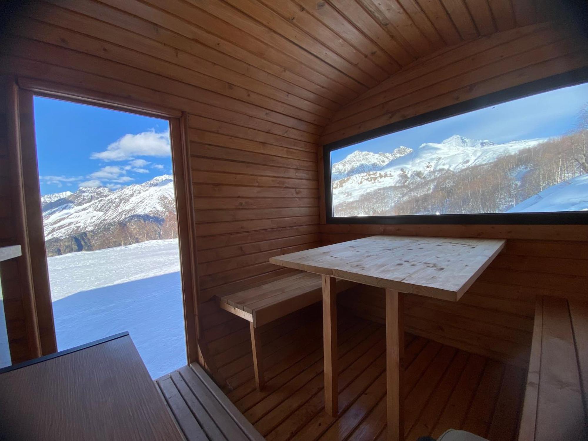 Sauna Tetnuldi Mestia Luaran gambar